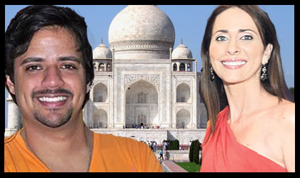 Ana Lucia y Andrés Morales vacacionaron juntos en la India - indiaandresylucia420